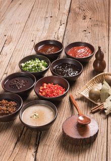火锅蘸料图片