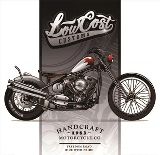 卡通摩托车图片