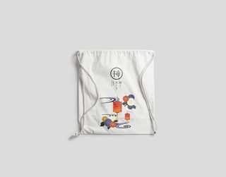 单肩帆布袋 图片