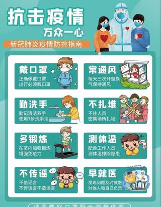 抗击疫情,戴口罩,测体温,,设计,广告