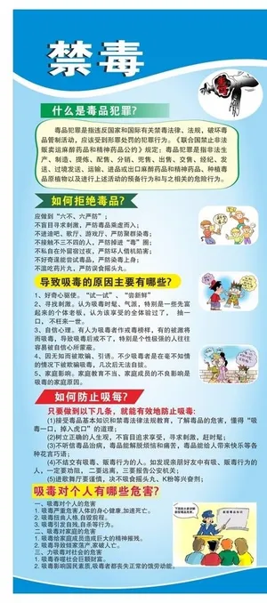 禁毒展架图片