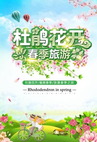 杜鹃花开图片