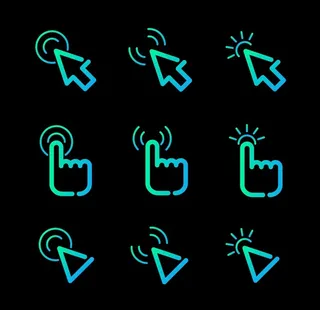 箭头 手势 光标 图片