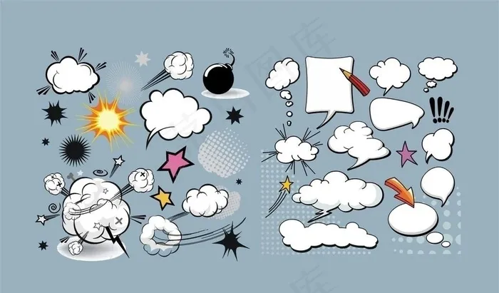 卡通边框图片cdr矢量模版下载