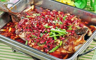 香辣烤鱼图片