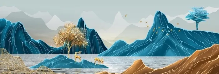 意境山水图片(11220x4134)