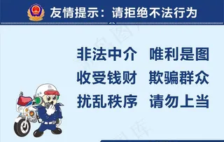 车管所警示展板图片