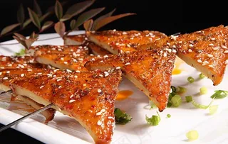 烤豆腐干豆干串串烧烤图片