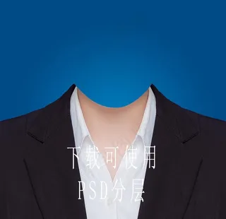 女款正装证件照西装素材图片