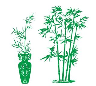 竹子矢量 图片