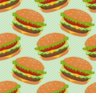 汉堡图案图片
