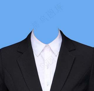 证件照西装女图片