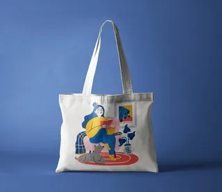 帆布袋样机图片