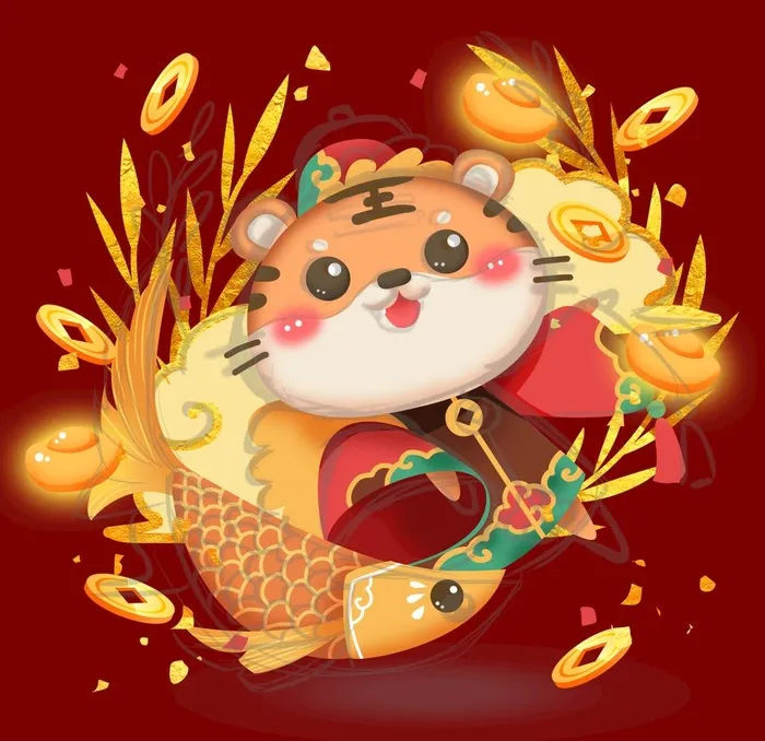 卡通虎素材  图片(2000x2000)psd模版下载
