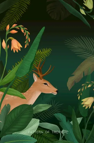 简约创意小清新手绘插画海报图片