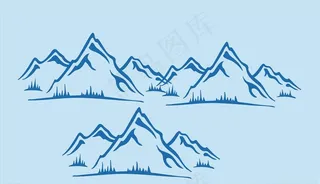 大山 背景 标志 自然 山图片