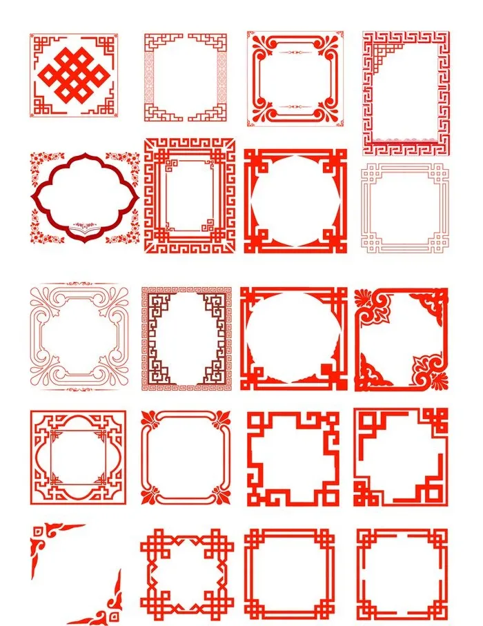 古典花边边框图片(3072x4107)psd模版下载