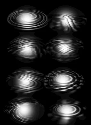 水波纹线条粒子纹理质感背景图片