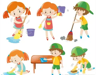 清洁卫生的儿童素材图片