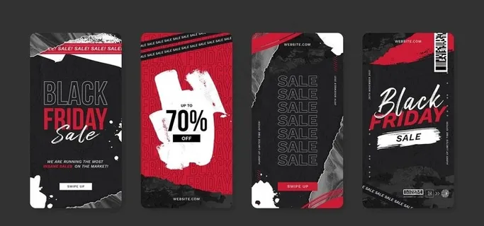 黑色炫酷促销海报图片