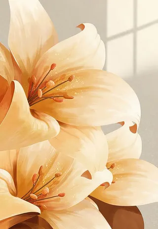 小清新文艺植物装饰画图片