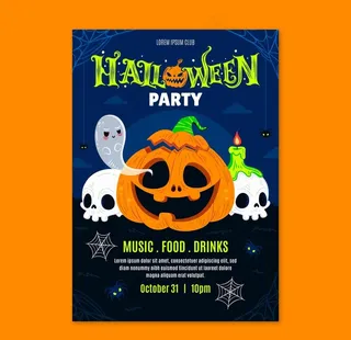 万圣节海报图片