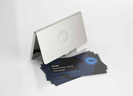 名片盒样机图片