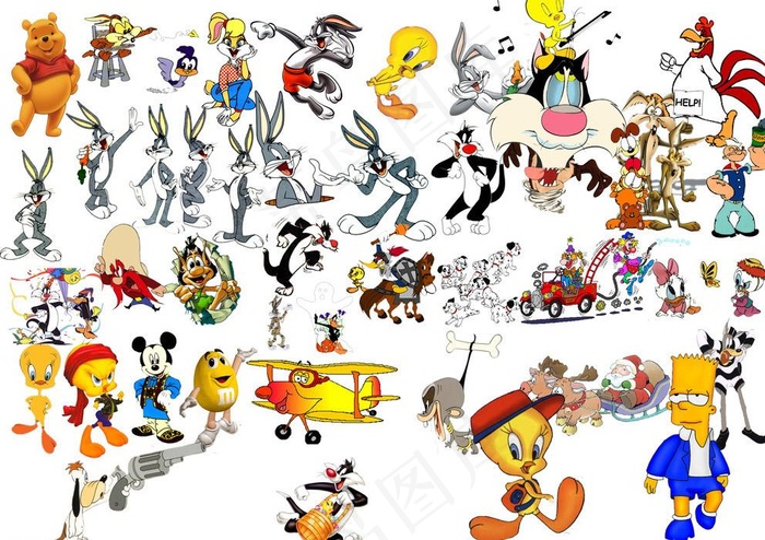 兔八哥 卡通图片