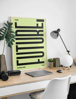 壁画相框海报样机图片