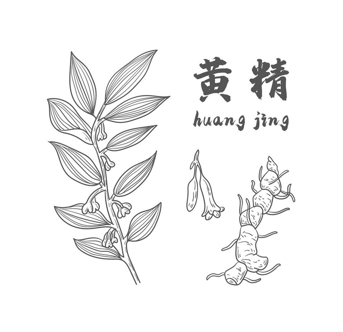 黄精装饰画图片ai矢量模版下载