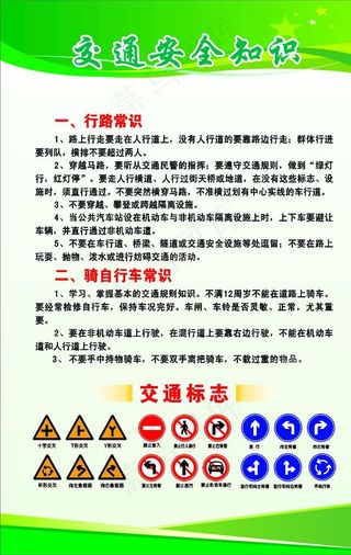 交通安全知识图片