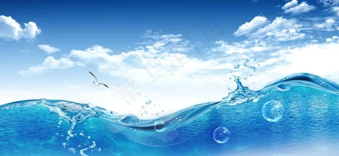 水浪图片