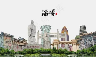 淄博印象建筑图片