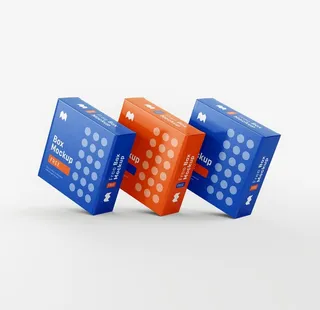 高端包装纸盒样机图片