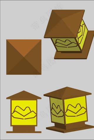 户外照明柱头灯图片