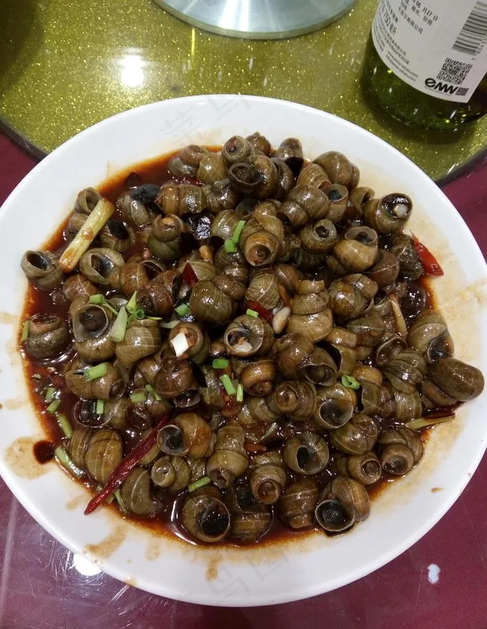 炒螺丝肉图片