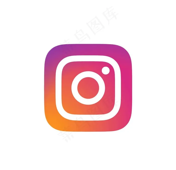 Instagram图标矢量图片ai矢量模版下载