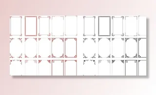 边框相框 中式边框 边条 框图片