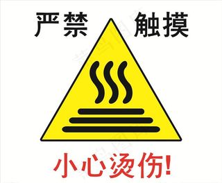 小心烫伤 防烫图片