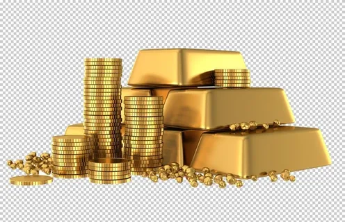 金币金钱财富合成海报素材图片