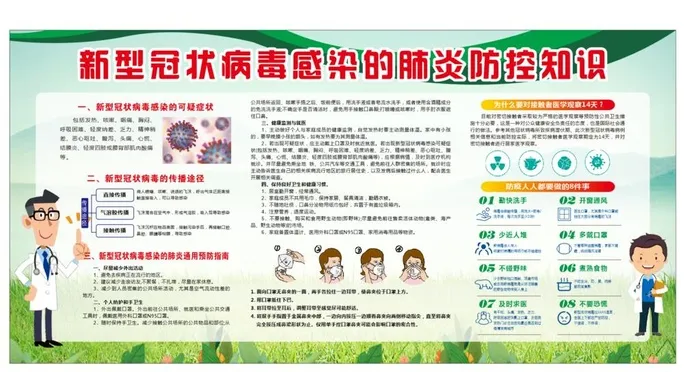 防控展板图片cdr矢量模版下载