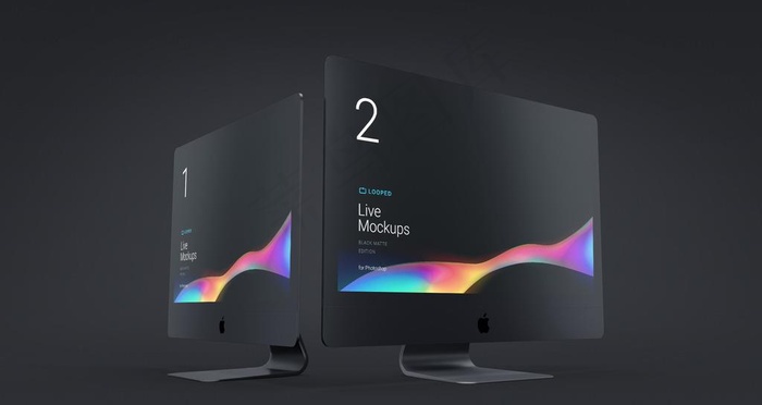 iMac Pro 苹果电脑样机图片
