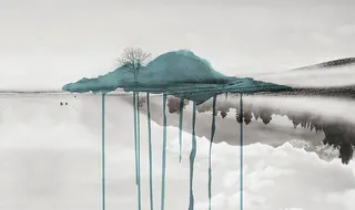 意境山水画图片