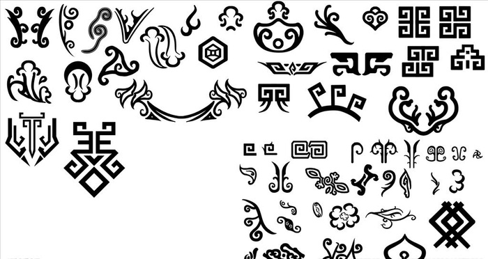 花纹 纹样 中国风图片(3771x2121)psd模版下载
