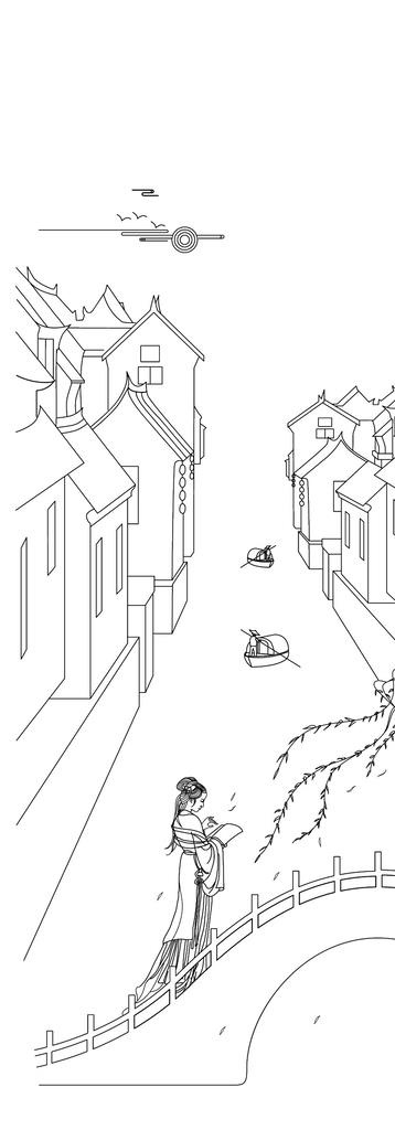 小桥流水人家图片