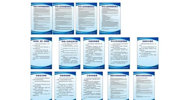 档案室制度牌图片