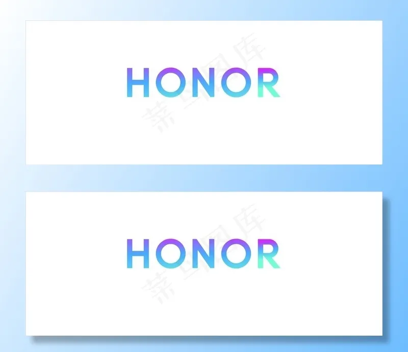 荣耀彩色标logo图片