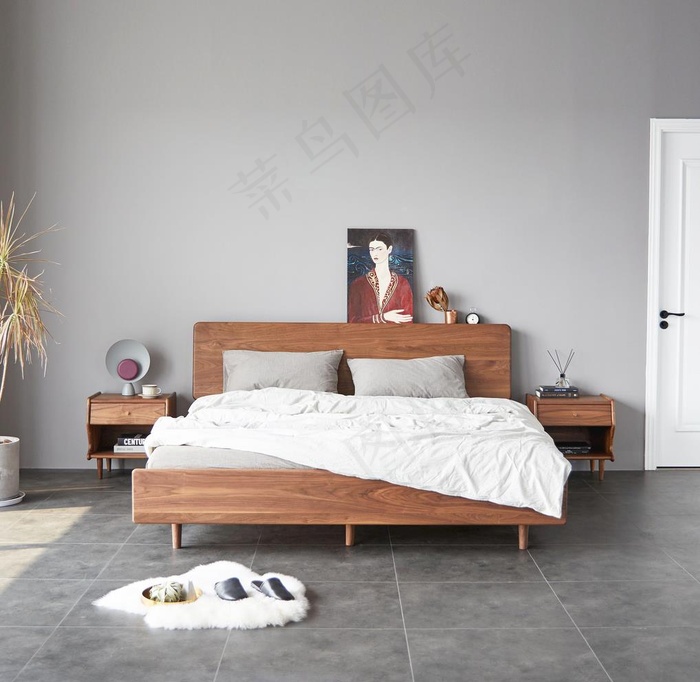 卧室床家居场景图图片