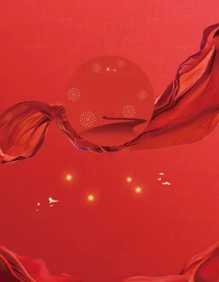 红色封面红色底图图片