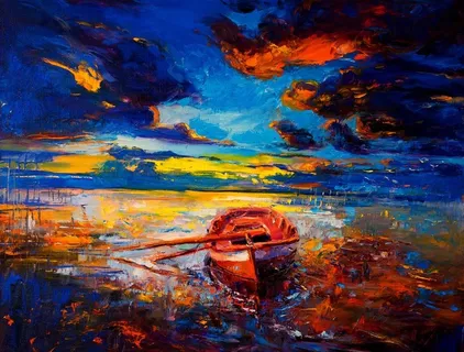 风景油画作品图片 风景油画作品图片